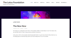 Desktop Screenshot of lotusfoundation.in